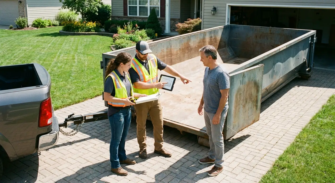 10 Yard Dumpster Rental Process in Kittanning, PA