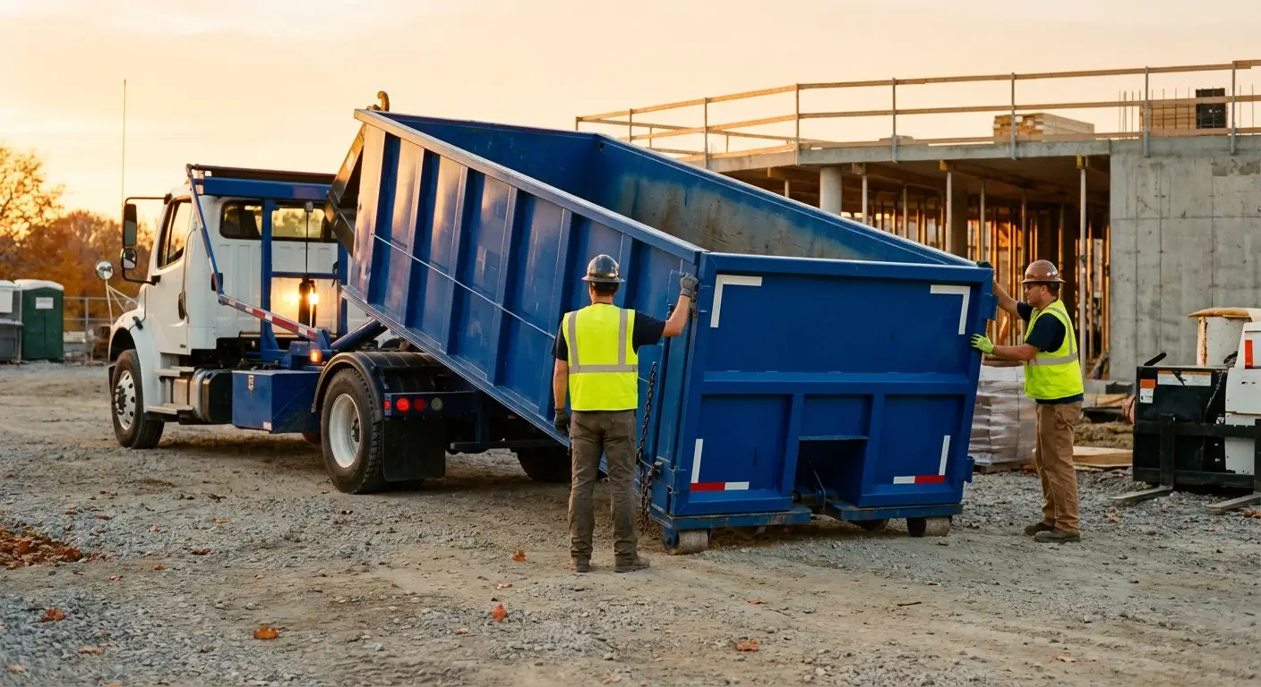 Commercial dumpster rental delivery in Kittanning, PA